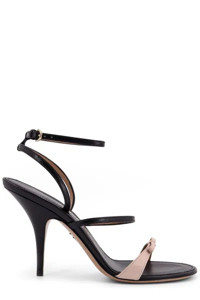Ferragamo Ariel 95 Black/nude High Heels