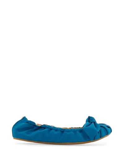 Ferragamo Bow Embellished Ballet Flat In Multi