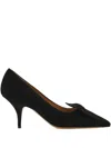 Ferragamo Bow Goat Black Pump