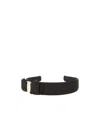Ferragamo Black Headband With Bow And Logo Plaque In Black