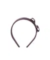 Ferragamo Vara Bow Headband In Black
