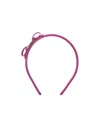 Ferragamo Bow Headband In Pink