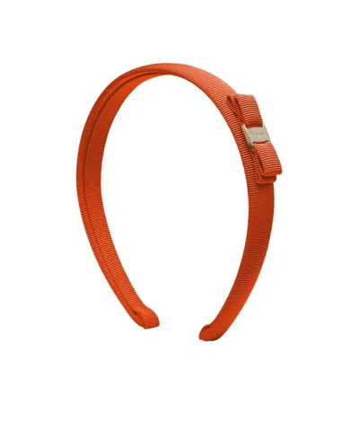 Ferragamo Bow Headband In Red