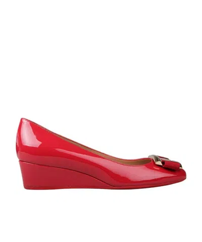FERRAGAMO BOW WEDGES