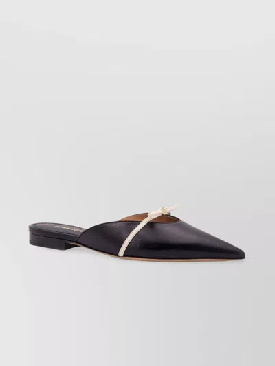 Ferragamo Bow Leather Mule Printed Detail