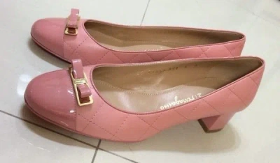 Ferragamo Bow-tie High Heels In Pink