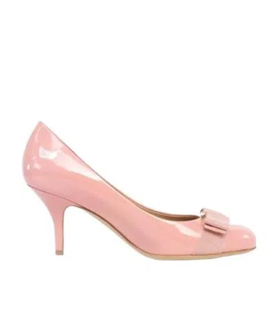 Ferragamo Bow-tie High Heels In Pink