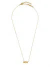 Ferragamo Adjustable Vara Bow Chain Necklace In Gold