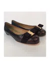 Ferragamo Bowknot Ballet Shoes In Black