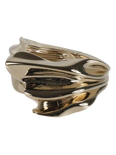 Ferragamo Br Drap Ring In Yellow