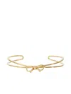 Ferragamo Bangle Bow Bracelet In Gold