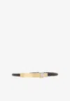 Ferragamo Braided Leather Bracelet