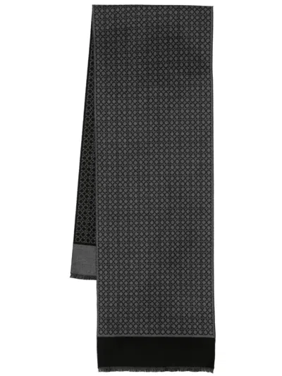 FERRAGAMO GANCINI BRANDED SCARF,67168512180727