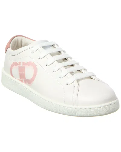Ferragamo Brandy Leather Sneaker