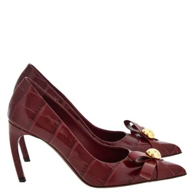 Ferragamo Brilda 85 Leather Pumps In Black