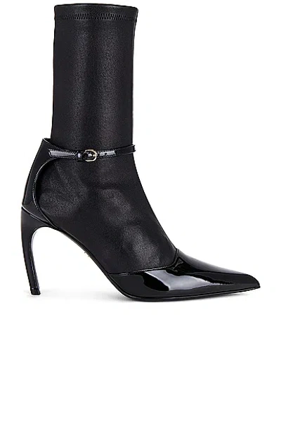 Ferragamo Woman Pointed Ankle Boot In Brown