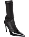 Ferragamo Britt Leather Boot In Black
