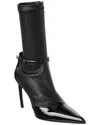 Ferragamo Britt Leather Boot In Black