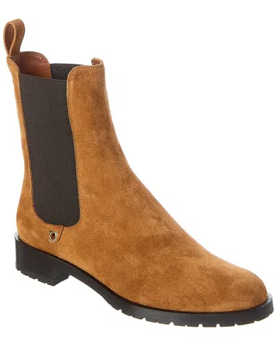 Ferragamo Briuli Suede Boot In Brown