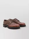 Ferragamo Brogue Lace-up Shoes Chunky Sole