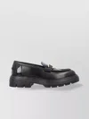 Ferragamo Brooke Loafers With Chunky Sole And Gold-tone Hardware In Black