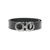 Ferragamo Black Belts Men In Brown