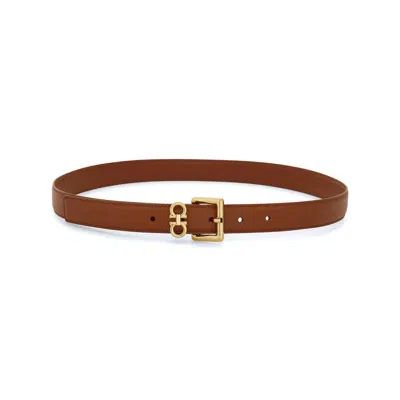 FERRAGAMO FERRAGAMO BROWN BELTS WOMEN