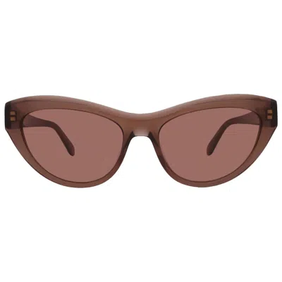 Ferragamo Brown Cat Eye Ladies Sunglasses Sf1103s 232 55