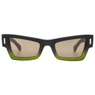 Ferragamo Brown Cat Eye Ladies Sunglasses Sf2006s 316 53 In Green