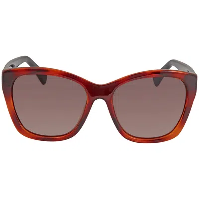 Ferragamo Brown Cat Eye Ladies Sunglasses Sf957s 214 56 In Pink