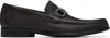 Ferragamo Brown Gancini Ornament Loafers In Hickory