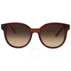 Ferragamo Brown Gradient Teacup Ladies Sunglasses Sf833s 210 53