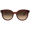 Ferragamo Brown Gradient Teacup Ladies Sunglasses Sf833s 210 53 In Red