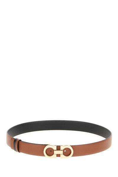 Ferragamo Brown Leather Belt