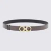Ferragamo Adjustable Reversible Belt Gold-tone Buckle
