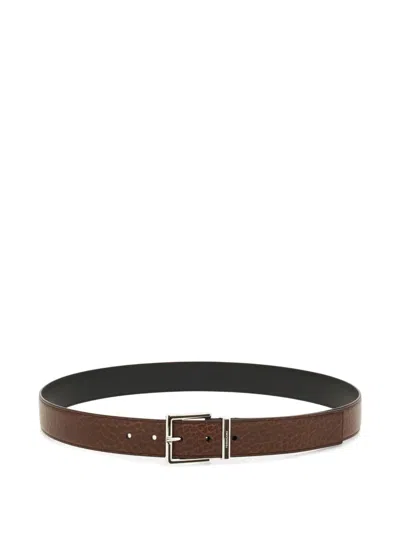 Ferragamo Brown Leather Belt