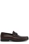Ferragamo Brown Leather Grandioso Loafers