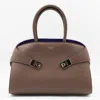 Ferragamo Structured Top Handle Shoulder Bag In Multi