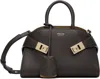 Ferragamo Brown Mini Hug Bicolor Bag