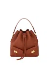 Ferragamo Brown Multipocket Bucket Bag