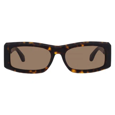 Ferragamo Brown Rectangular Men's Sunglasses Sf2012s 242 57