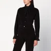 Ferragamo Brown Shirt In Ribbed Velvet Women In Brown