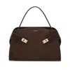 FERRAGAMO BROWN SHOULDER BAGS