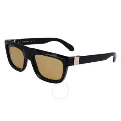 FERRAGAMO FERRAGAMO BROWN SQUARE MEN'S SUNGLASSES SF2009S 011 56