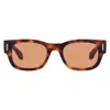 Ferragamo 51mm Modified Rectangular Sunglasses In Brown