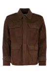 Ferragamo Brown Suede Jacket