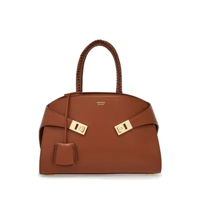 Ferragamo Brown Tote Bags