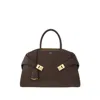 Ferragamo Borsa A Mano Hug Piccola In Pelle Marrone  Donna In Brown
