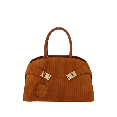 Ferragamo Brown Tote Bags Women