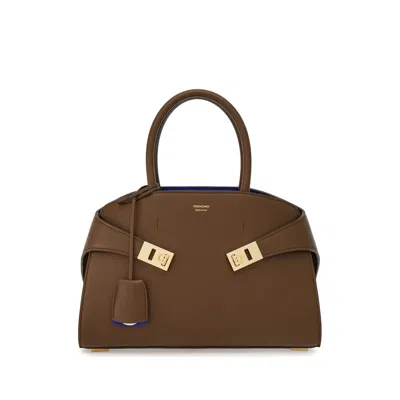Ferragamo Brown Tote Bags Women